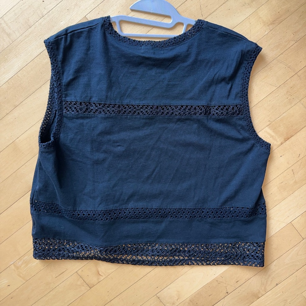 NEW Rag & Bone Rosie Navy top, XL, GP1519 - Picture 7 of 7